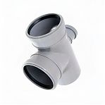 Крестовина одноплоскостная 87 гр. Sinikon Standart 506012.R, диаметр 110х110х50 мм, серая