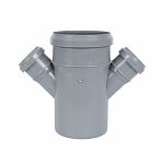 Крестовина одноплоскостная 45 гр., Sinikon Comfort 506008.R, диаметр 110х110х50 мм, серая