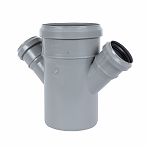 Крестовина одноплоскостная 45 гр., Sinikon Comfort 506008.R, диаметр 110х110х50 мм, серая