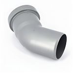 Отвод канализационный 45 гр. Sinikon Standart 504029R диаметр 50 мм, серый