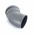 Отвод канализационный 45 гр. Sinikon 504053R диаметр 110 мм, серый