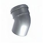 Отвод канализационный 45 гр. Sinikon 504053R диаметр 110 мм, серый