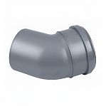 Отвод канализационный 45 гр. Sinikon 504053R диаметр 110 мм, серый