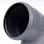 Отвод канализационный 87 гр. Sinikon 504059.R, диаметр 110 мм, серый