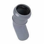 Отвод канализационный 30 гр. Sinikon Standart 5040003.R диаметр 32 мм, серый