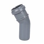 Отвод канализационный 30 гр. Sinikon Standart 5040003.R диаметр 32 мм, серый