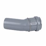 Отвод канализационный 30 гр. Sinikon Standart 5040003.R диаметр 32 мм, серый