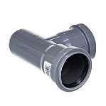 Тройник канализационный 87.5 гр. Pro Aqua Comfort 205587, диаметр 50х50 мм, серый