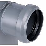 Тройник канализационный 87 гр. Sinikon 510035R, диаметр 110х50 мм, серый