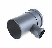 Тройник канализационный 87 гр. Sinikon 510035R, диаметр 110х50 мм, серый