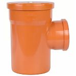 Тройник канализационный 87 гр. MagnaPlast 21330.R.B, диаметр 160х110 мм, красный