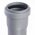 Труба канализационная Sinikon 500045, диаметр 50 мм, длина 500 мм, серая