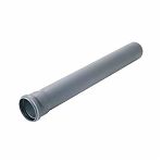 Труба канализационная Sinikon 500089, диаметр 110 мм, длина 1000 мм, серая