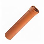 Труба канализационная Sinikon 23010.R, диаметр 200 мм, длина 1000 мм, НПВХ SN4, красная