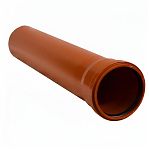 Труба канализационная Sinikon 23023.R, диаметр 200 мм, длина 3000 мм, НПВХ SN4, красная