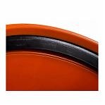 Отвод для наружной канализации MagnaPlast, диаметр 200, угол 15 градусов, красный