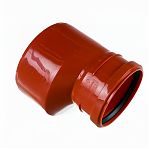 Переход эксцентрический Политэк, диаметр 200х160 мм, красный