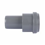 Переход эксцентрический Sinikon 700033, диаметр 40х50 мм, обратный, полипропилен, серый