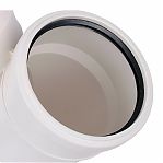 Тройник канализационный 45гр., Rehau Raupiano 11229841001, диаметр 110х110х110 мм, белый