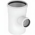 Тройник канализационный 87 гр., Sinikon Comfort 510035.K диаметр 110х50 мм, белый