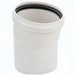 Отвод канализационный 15 гр. Sinikon Comfort 504049.K, диаметр 110 мм, полипропилен, белый