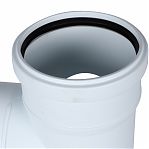 Крестовина двухплоскостная 87 гр. Sinikon Comfort 512041.K, диаметр 110х110х110, белая