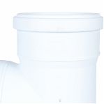 Крестовина двухплоскостная 87 гр. Sinikon Comfort 512041.K, диаметр 110х110х110, белая