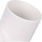 Крестовина двухсторонняя 87 гр. Sinikon Comfort 512037.K, диаметр 110х110х50 мм, полипропилен, белая