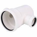 Крестовина одноплоскостная 87 гр., Sinikon Comfort 506011.K, диаметр 110х50 мм, белая