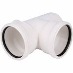 Крестовина одноплоскостная 87 гр., Sinikon Comfort 506012.K, диаметр 110х110х50 мм, белая