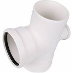 Крестовина одноплоскостная 87 гр., Sinikon Comfort 506012.K, диаметр 110х110х50 мм, белая