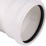 Крестовина одноплоскостная 87 гр., Sinikon Comfort 506012.K, диаметр 110х110х50 мм, белая