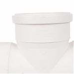 Крестовина одноплоскостная 87 гр., Sinikon Comfort 506015.K, диаметр 110х110х110 мм, белая