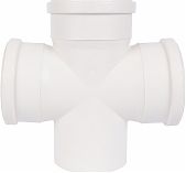Крестовина одноплоскостная 87 гр., Sinikon Comfort 506015.K, диаметр 110х110х110 мм, белая