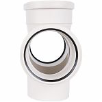 Крестовина одноплоскостная 87 гр., Sinikon Comfort 506015.K, диаметр 110х110х110 мм, белая