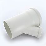 Тройник канализационный 45 гр., Sinikon Comfort 510031.K диаметр 110х50 мм, белый