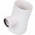 Тройник канализационный 87 гр., Sinikon Comfort 510035.K диаметр 110х50 мм, белый