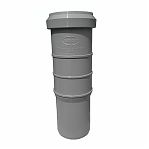 Патрубок компенсационный Sinikon 531003.R диаметр 50 мм, серый