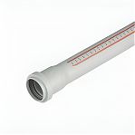 Труба канализационная Ostendorf 112020, НТЕМ, диаметр 50 мм, длина 500 мм, PP полипропилен, серая