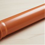 Труба канализационная Valfex диаметр 160 мм, длина 3000 мм, рыжая