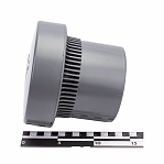 Клапан воздушный Sinikon КВ.050.G, АБС D 50 мм, аэратор, полипропилен, серый, для внутренней канализации