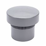 Клапан воздушный Sinikon КВ.050.G, АБС D 50 мм, аэратор, полипропилен, серый, для внутренней канализации