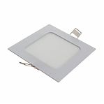 Панель светодиодная In home SLP 2933 , 6 Вт, 4000К, IP40, встраиваемая, квадратная, белая, 17х117х117 мм