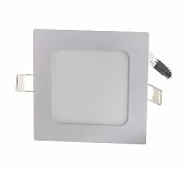 Панель светодиодная In home SLP 2933 , 6 Вт, 4000К, IP40, встраиваемая, квадратная, белая, 17х117х117 мм
