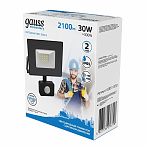 Прожектор светодиодный Gauss 628511330 с датчиком движения, 30 Вт, IP65, 6500K, черный