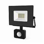 Прожектор светодиодный Gauss 628511330 с датчиком движения, 30 Вт, IP65, 6500K, черный
