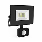 Прожектор светодиодный Gauss 628511330 с датчиком движения, 30 Вт, IP65, 6500K, черный