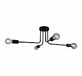 Светильник потолочный Illumico  IL2000-4C-05 BK, Е27, 40 Вт, 4 лампы, черный