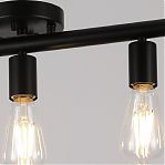 Светильник потолочный Illumico  IL2012-5C-79 BK, Е14, 60 ВТ, 5 ламп, черный