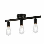 Светильник потолочный Illumico  IL2012-5C-79 BK, Е14, 60 ВТ, 5 ламп, черный